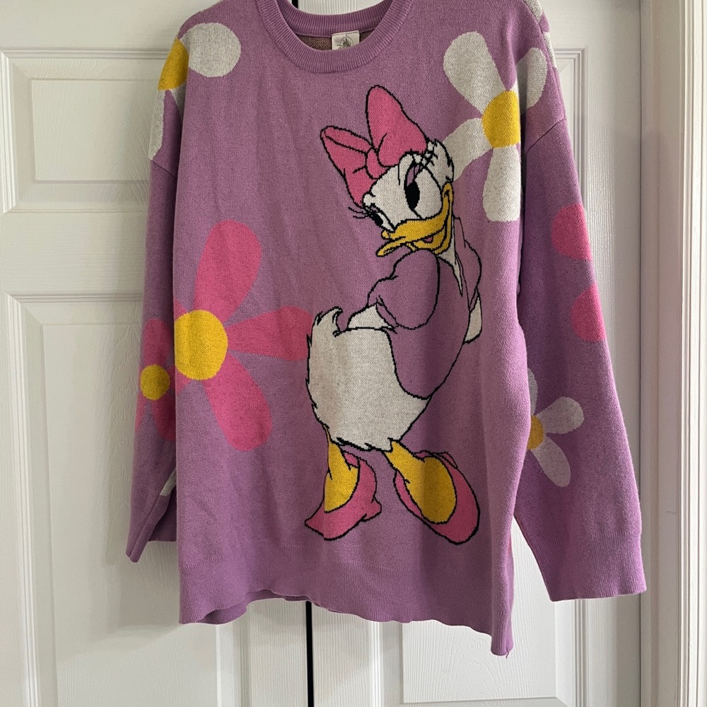 Disney Daisy Duck Knit Sweater XL
